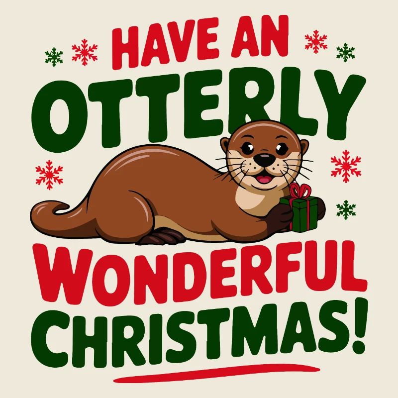 Otterly Weihnachtsfeier Design