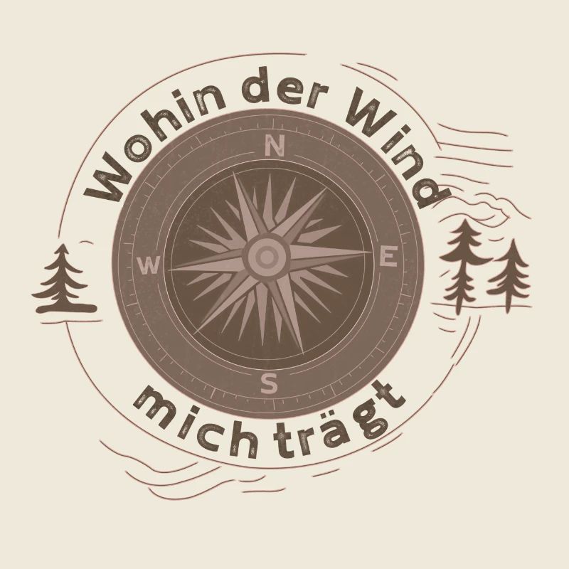 Wohin der Wind mich trägt – Kompass Design