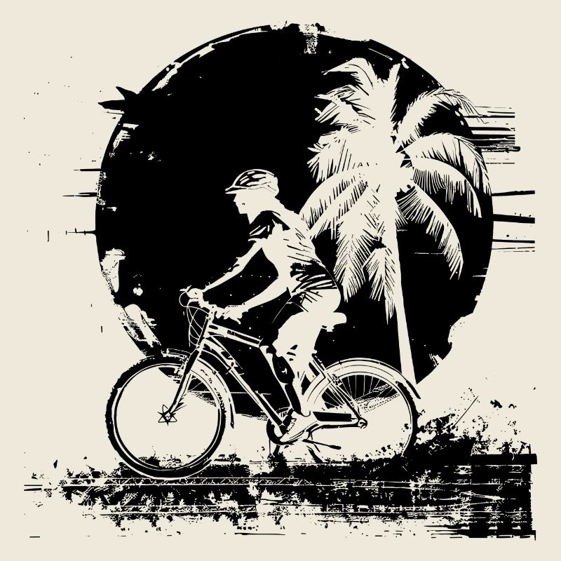 Radfahrerin Mädchen