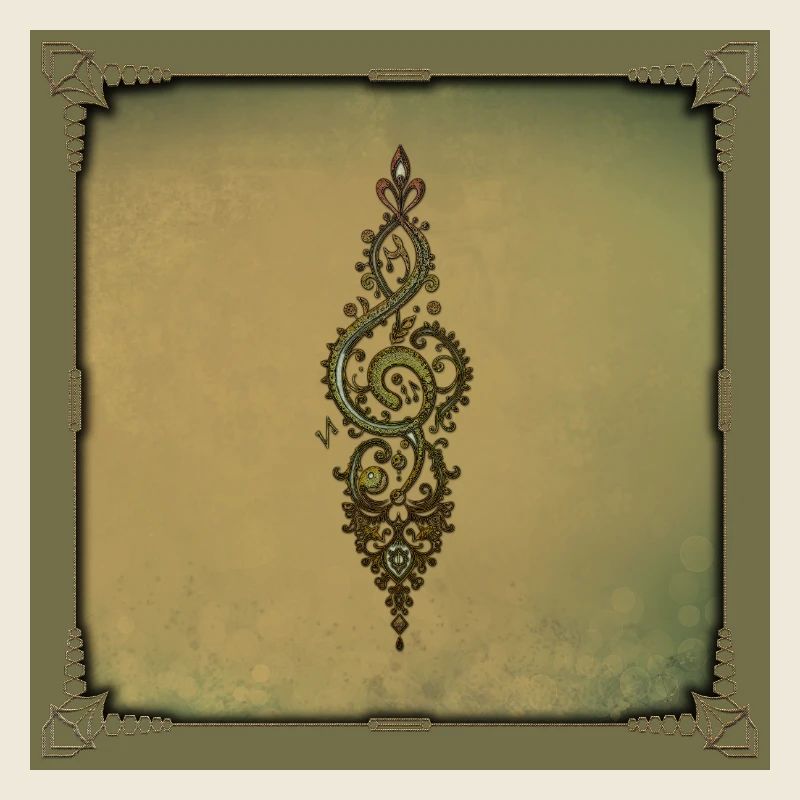 Ornate treble clef