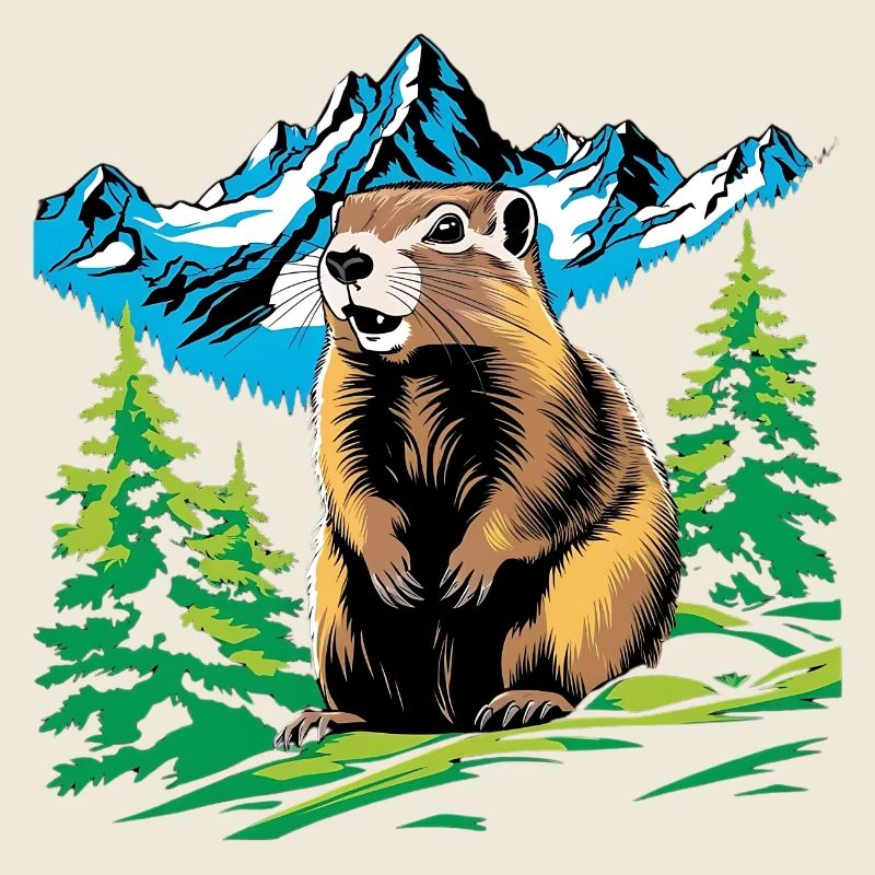 Marmotte des Montagnes Alpines