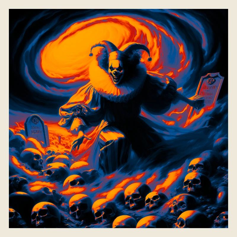Halloween-Harlekin