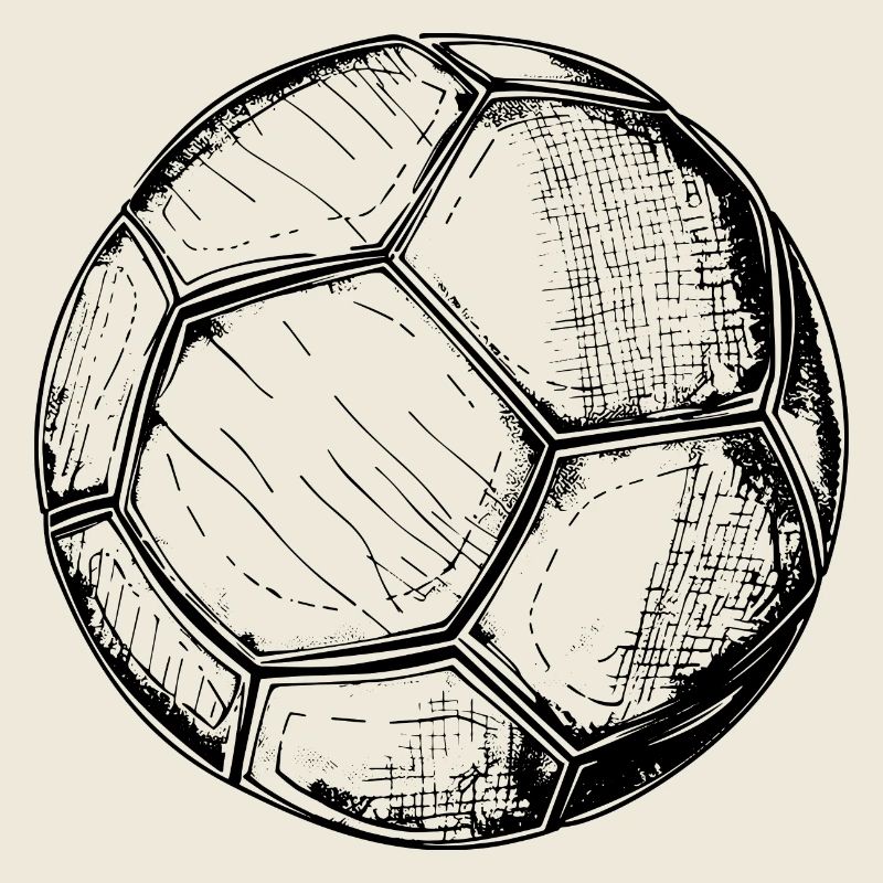 Fußball Skizze
