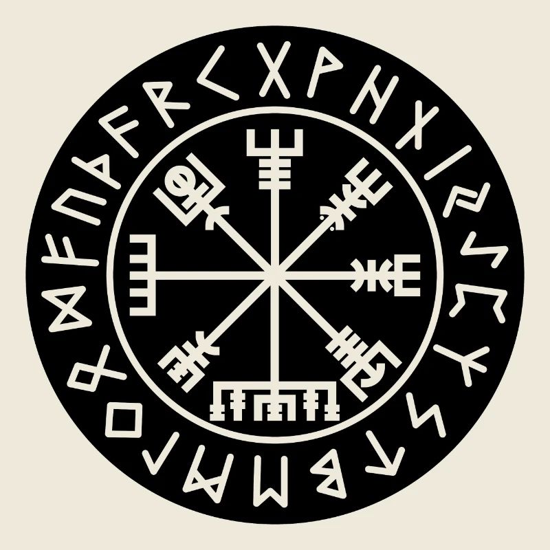Cercle de runes noires de Vegvisir