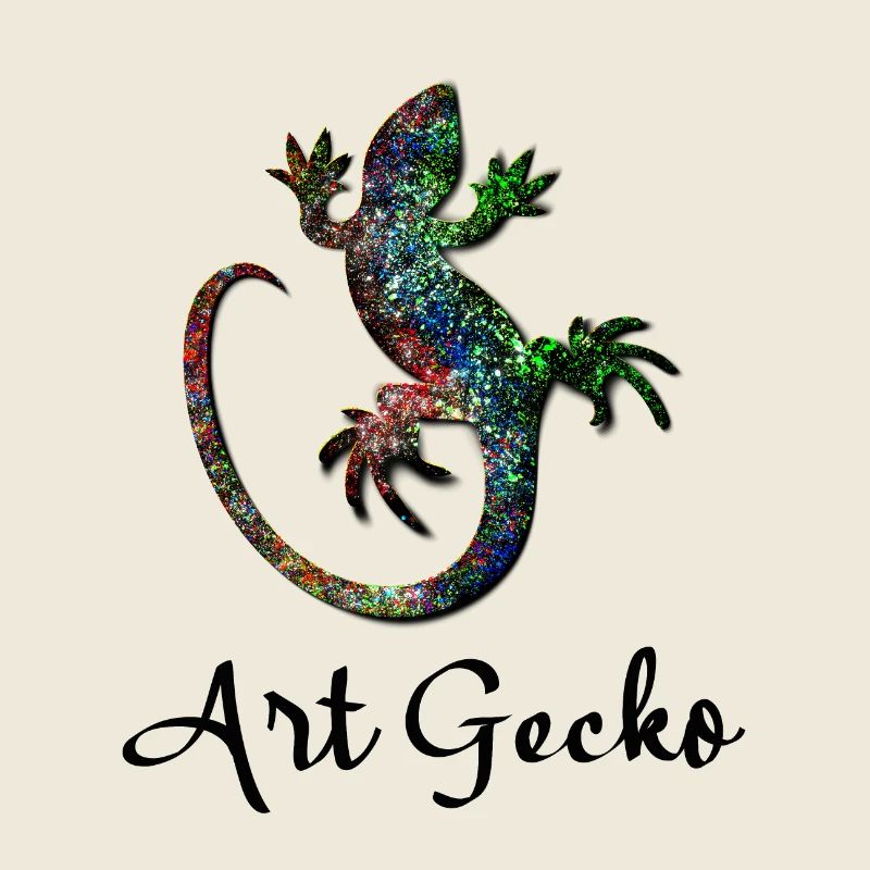 Gecko Coloré - Art Gecko