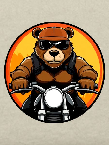 Bären Motorrad