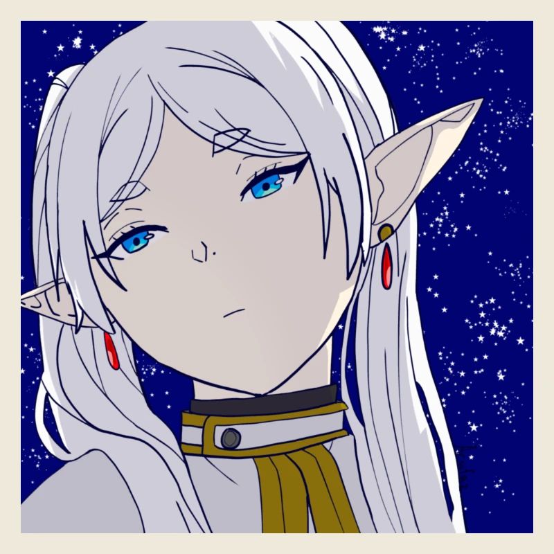 Freeze Self Drawn, Anime Freeze Portrait