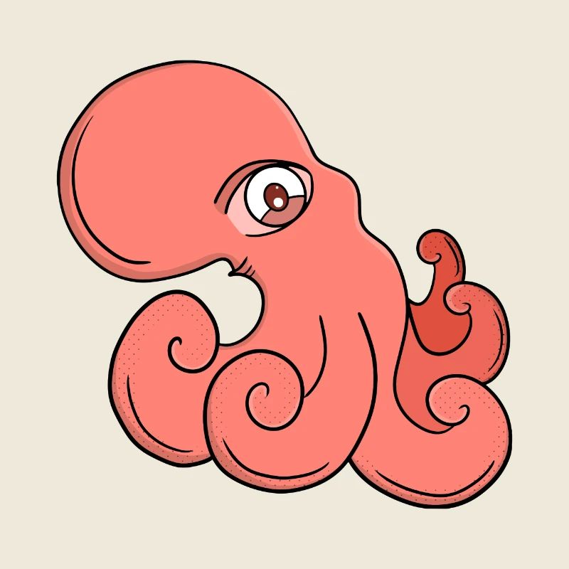 Octopus Bulging Eyes Awesome Sea Animal