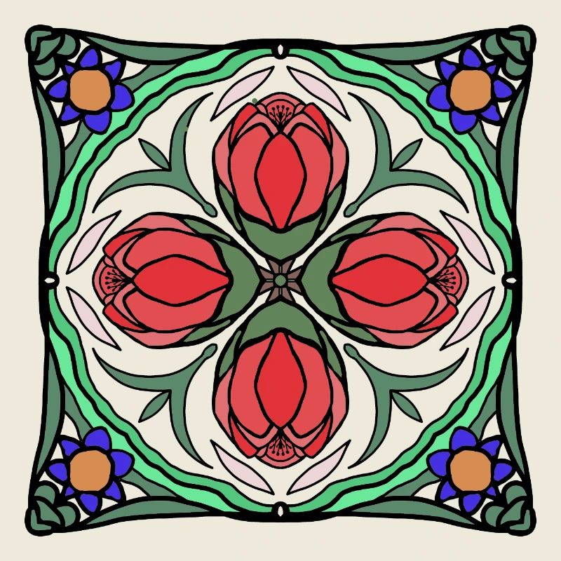 Mandala Art Déco Fleur