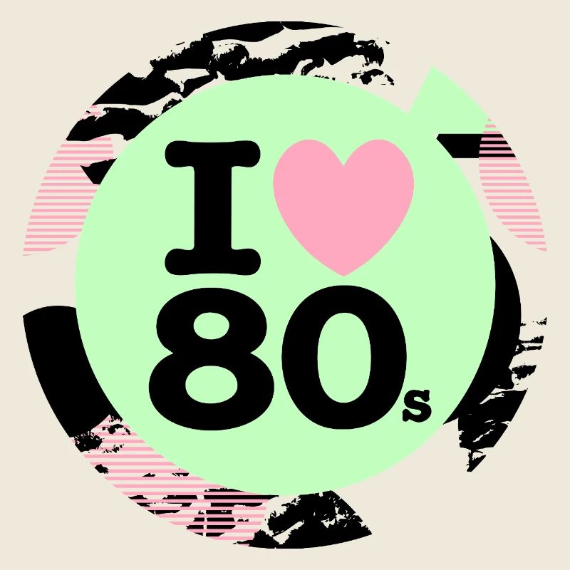 I ♥ 80s – Neon Retro Vibes