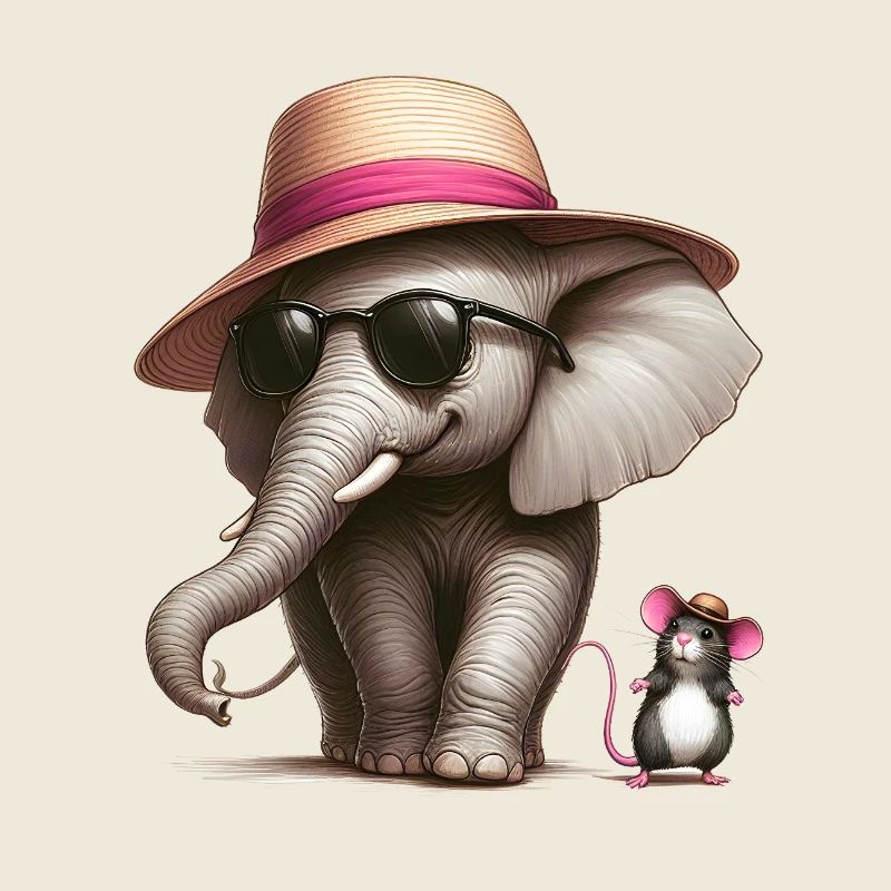 Elephant with Mouse