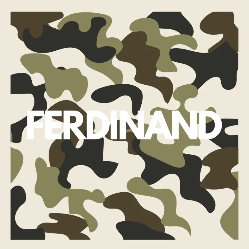 Ferdinand Name Hoodie Men Quality camouflage