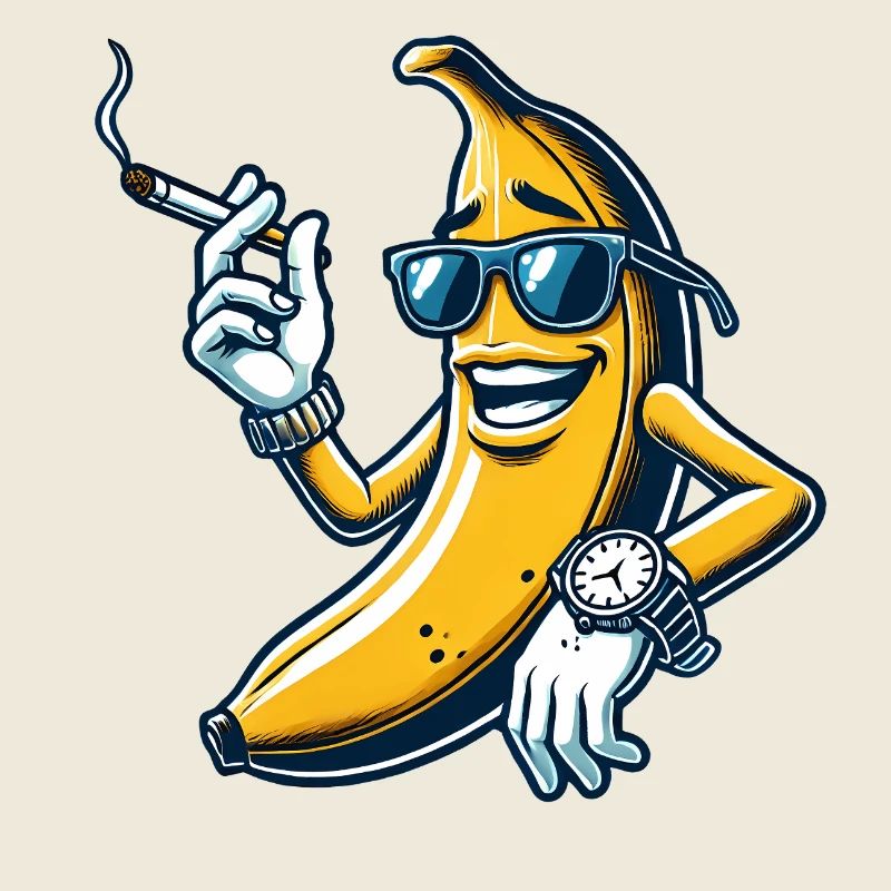 Cool banana with style