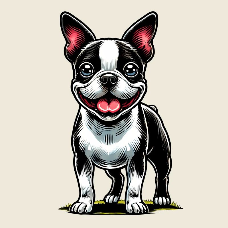 Chien Bostie mignon