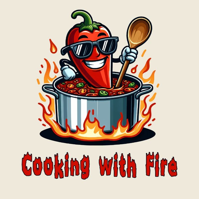 Cuisiner avec le feu