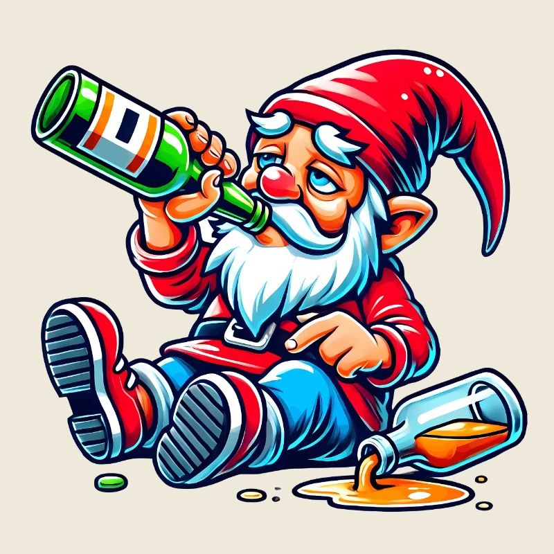 Gartenzwerk Feierabend