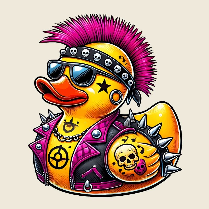 Punk rubber duck