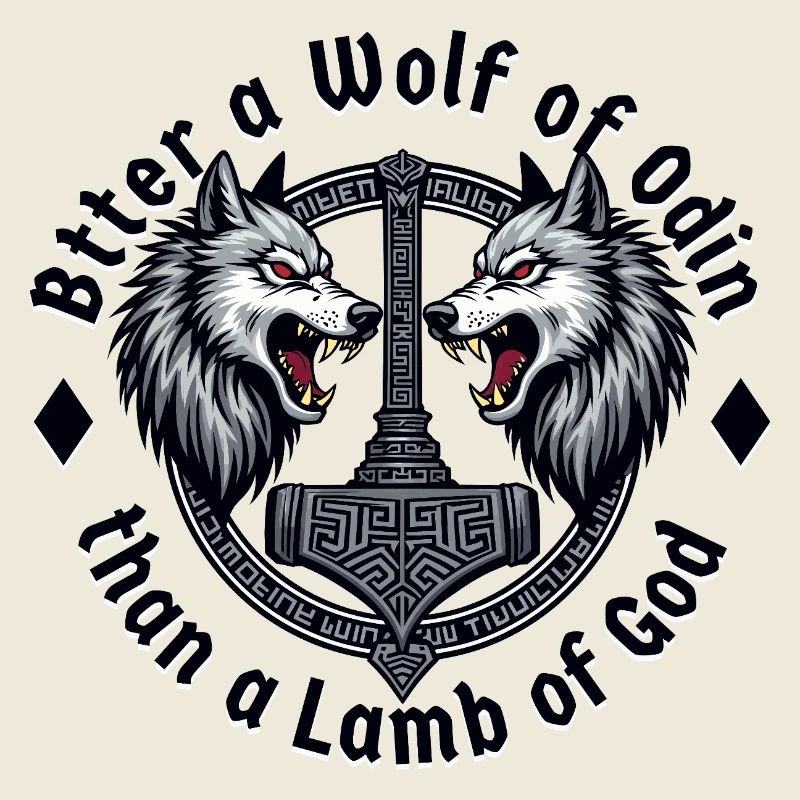 Lieber ein Wolf Odins als ein Lamm Gottes