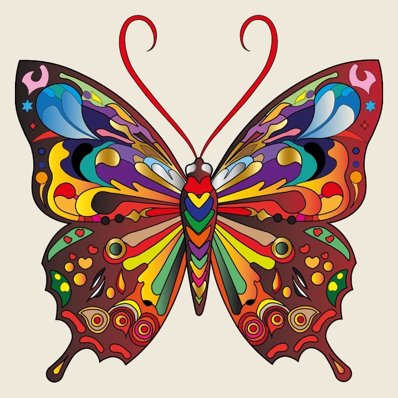 The Colorful Butterfly