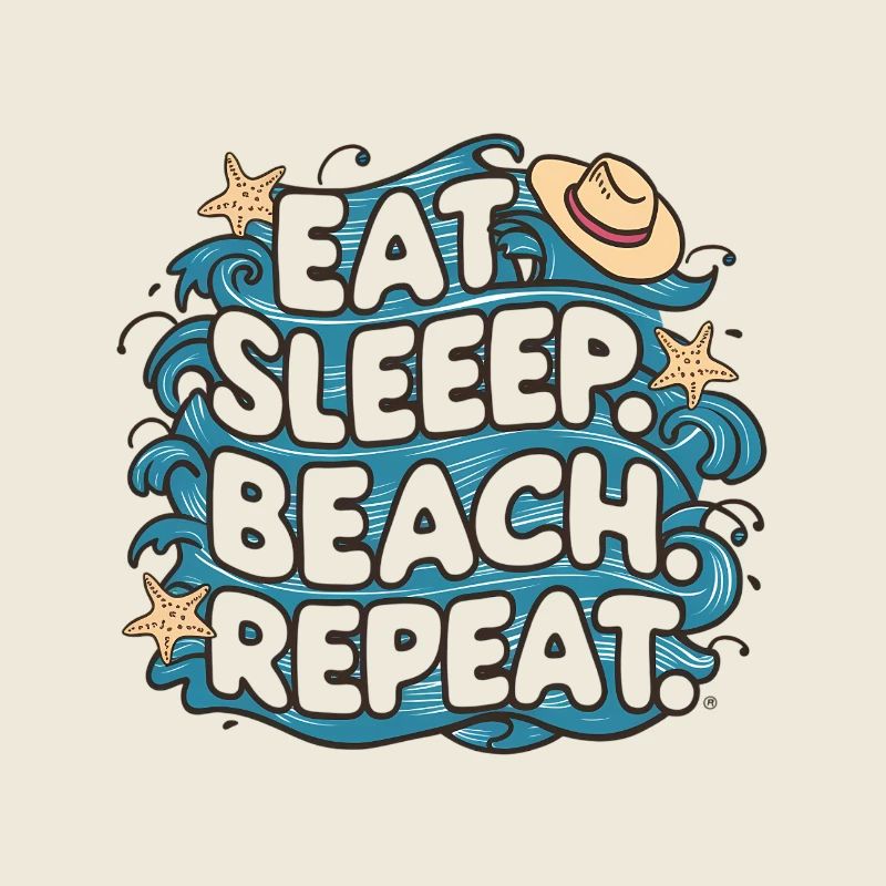 Eat Sleep Beach Repeat
