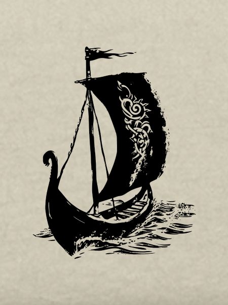 Wikinger-Langschiff