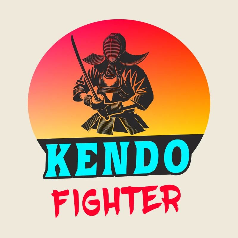Combattant de Kendo – Style Samouraï