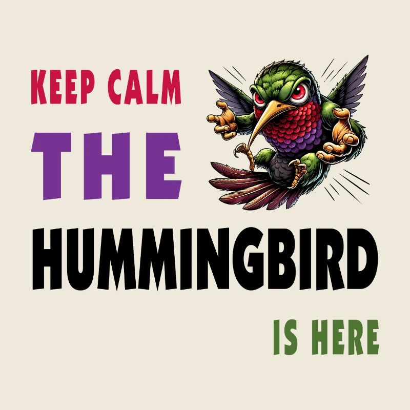 Keep calm - the hummingbird is here