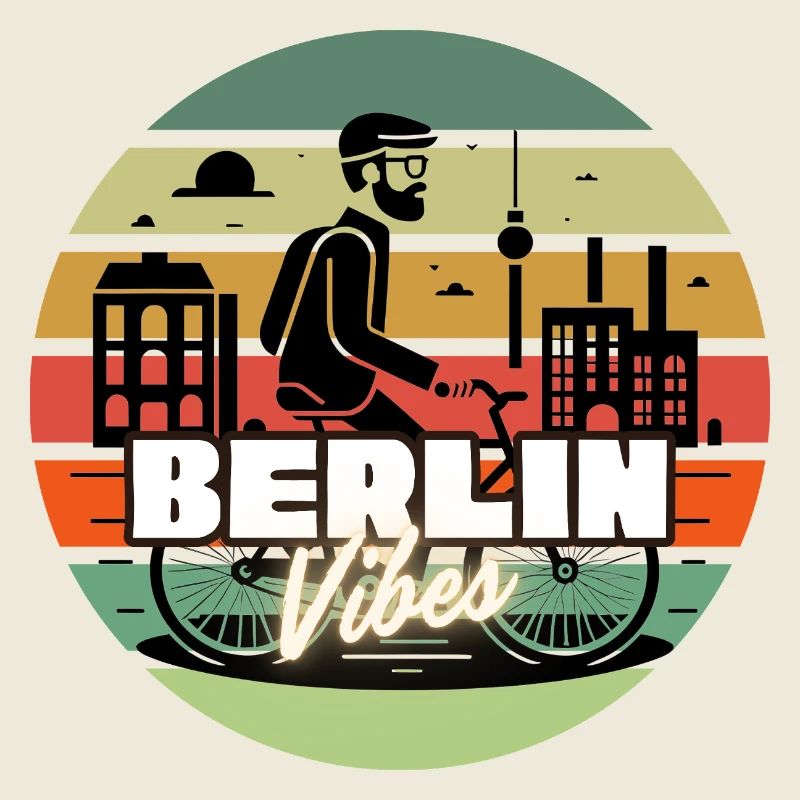 "Berlin Vibes" - Retro Sunset Style
