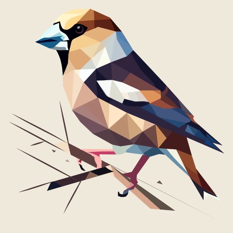 Kernbeißer Vogel – Farbenspiel der Natur