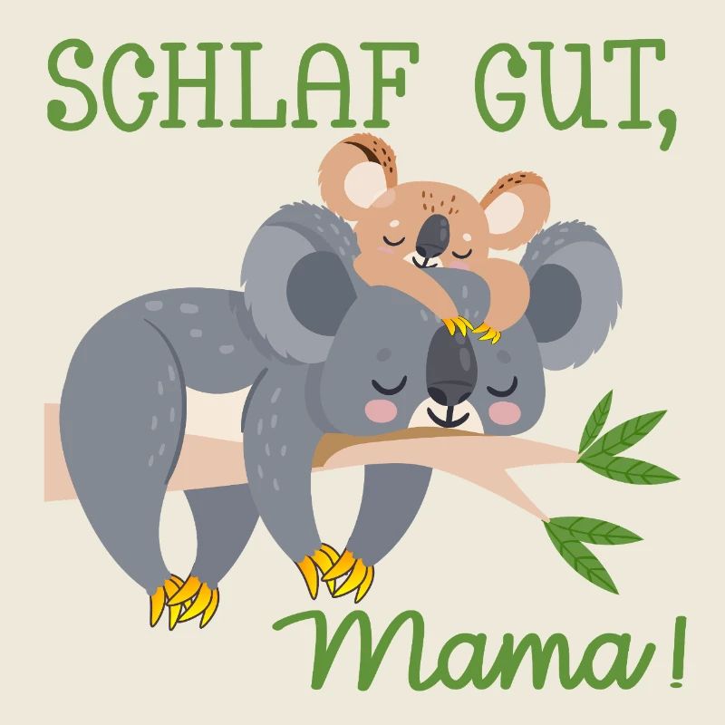 SCHLAFLOSE MAMA MUTTERTAG BABY KOALA