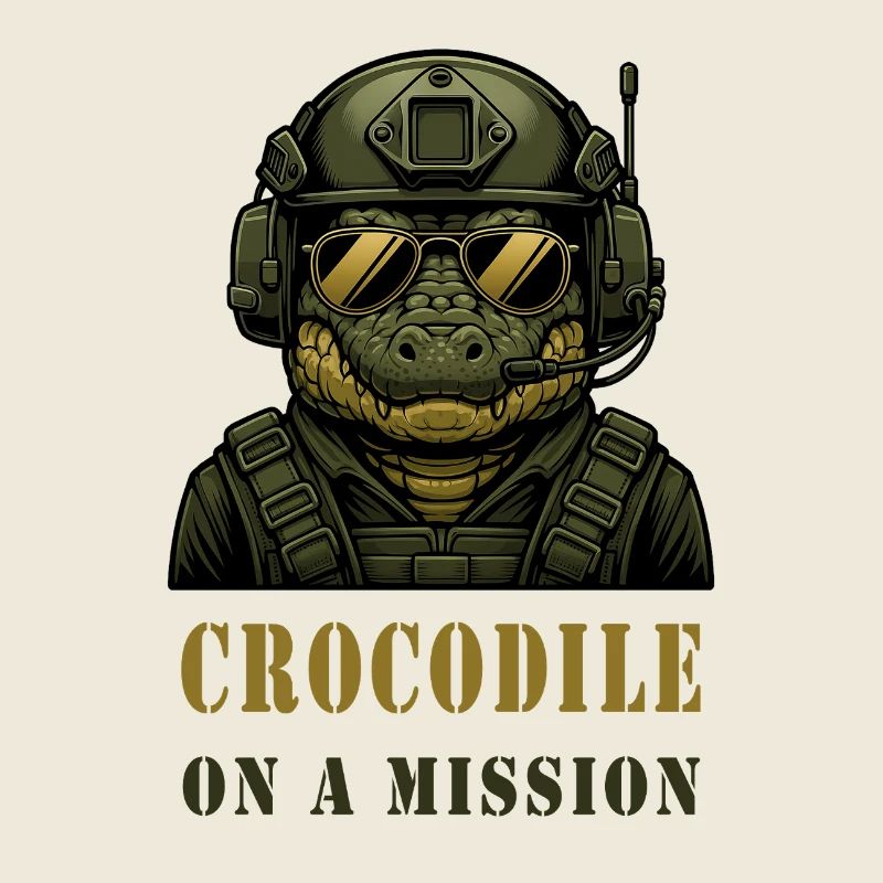 Crocodile on a mission