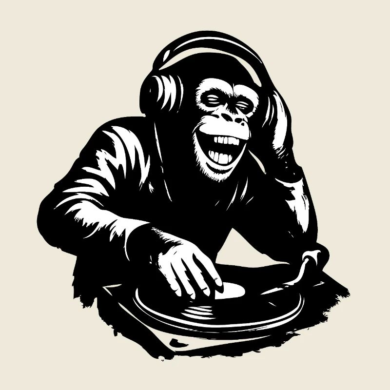 DJ The Monkey Dance Banksy Style