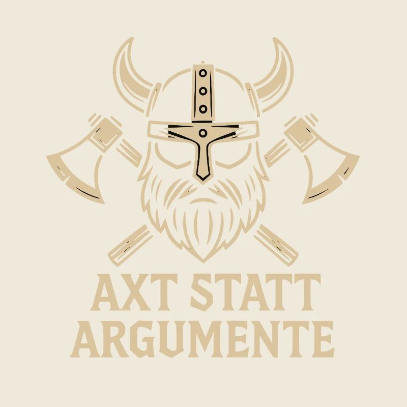 Viking axe instead of arguments