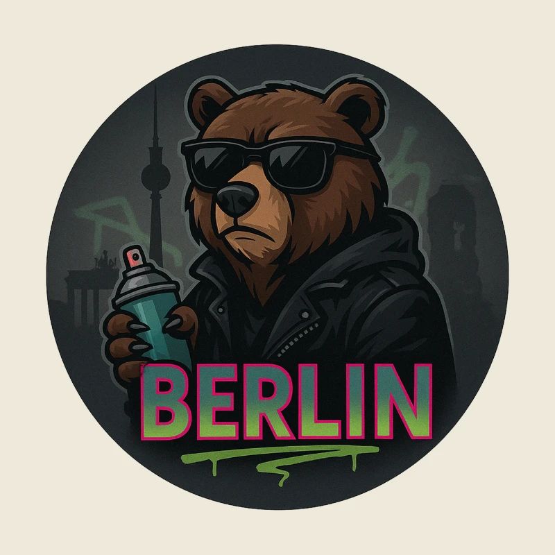 Berlin Bär – Urban Streetstyle Design with Graffiti