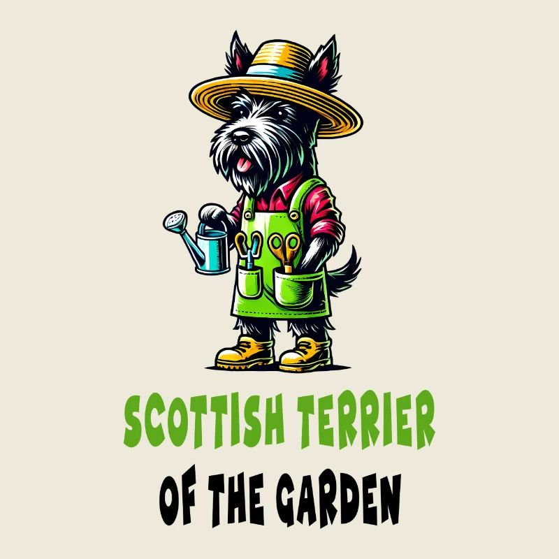 Scottish Terrier Gärtner