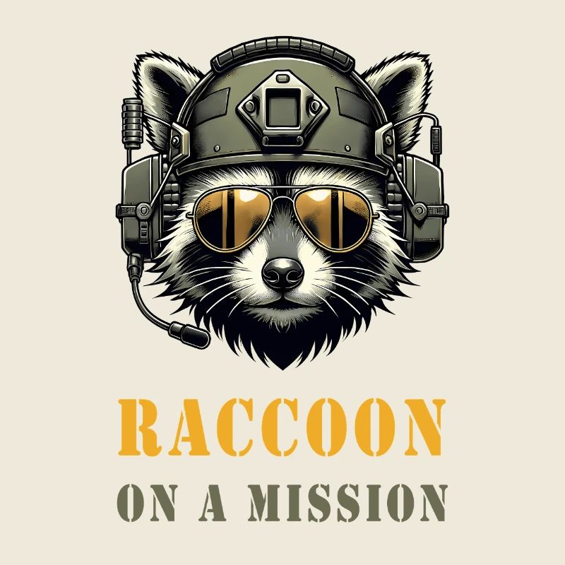 Un raton laveur en mission
