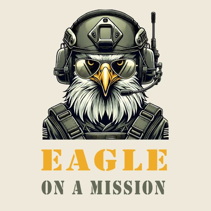 Aigle militaire en mission