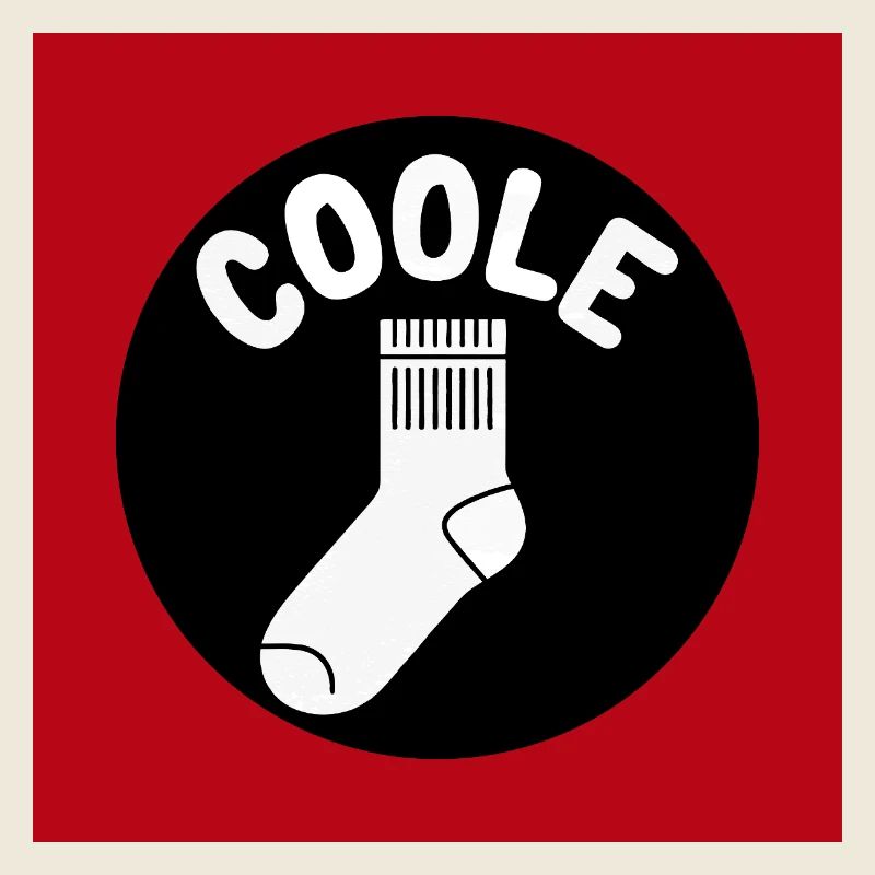 Coole Socke Socken und lustiger Spruch