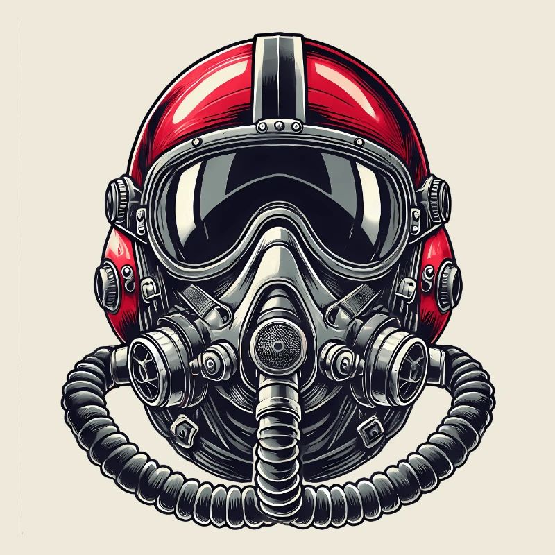 Conception du casque de pilote