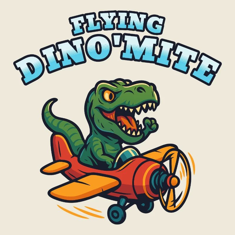 Avion Dino’Mite volant