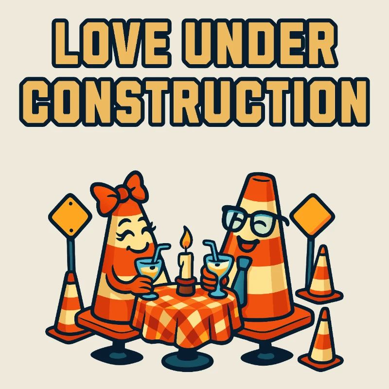 L’amour en construction : cônes de signalisation