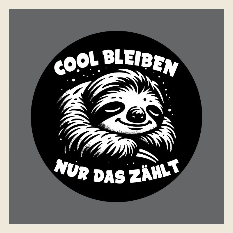 Faultier - immer cool bleiben - immer mit der Ruhe