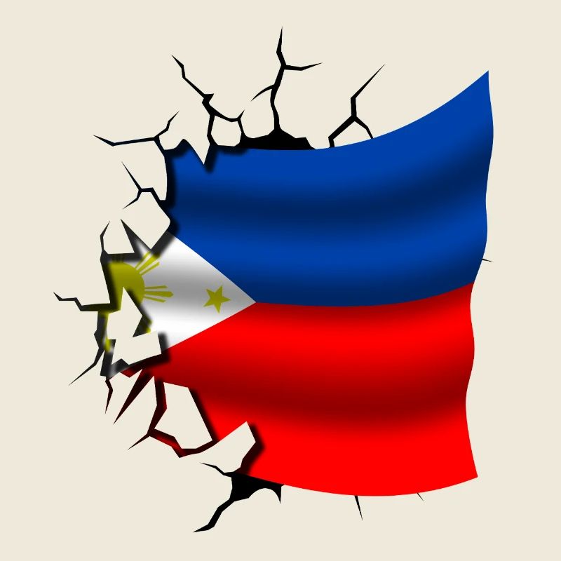 Philippine - Flag Broken