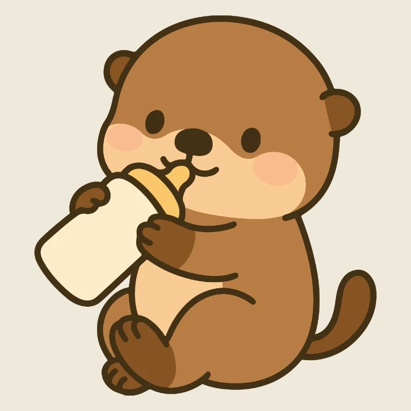 Seeotter-Schlürfspaß