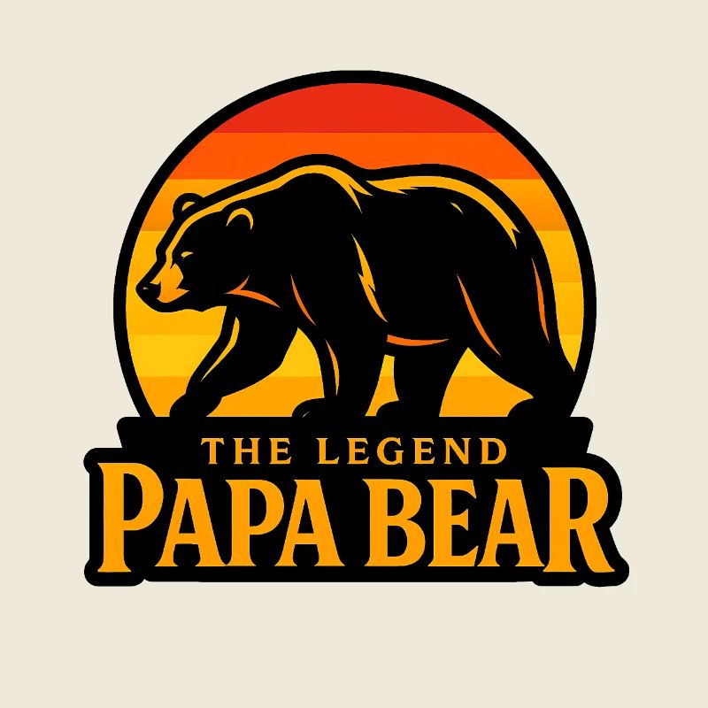 The Legend Papa Bear sunset