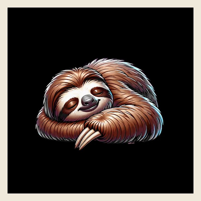 Stay cool always with the calm funny sloth