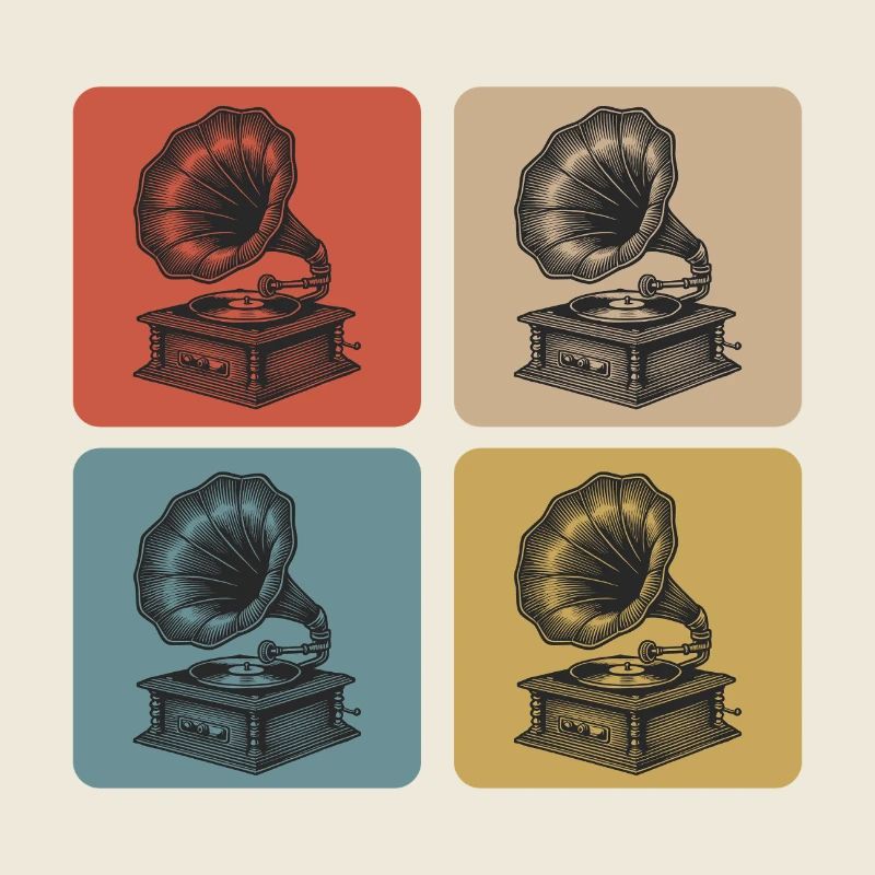 Gramophone Vintage Design