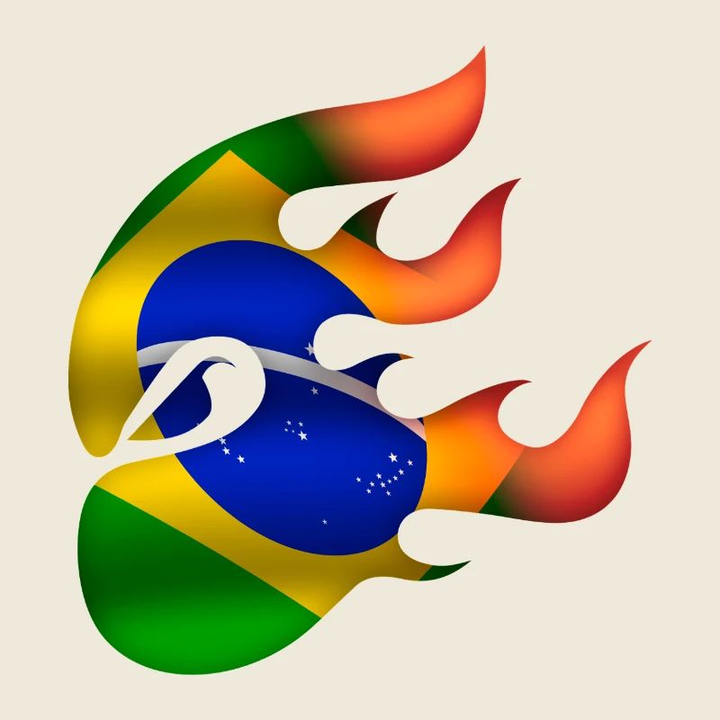 Flagge von Brasilien - Brasilien - Ninja