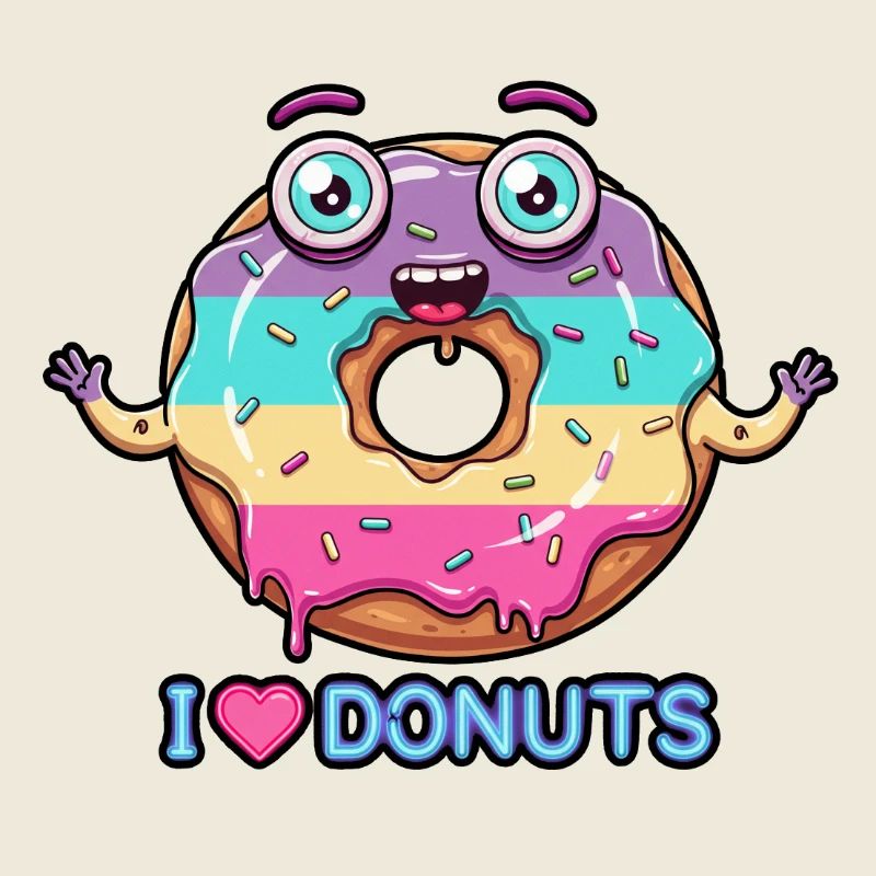 Verrueckter Donut