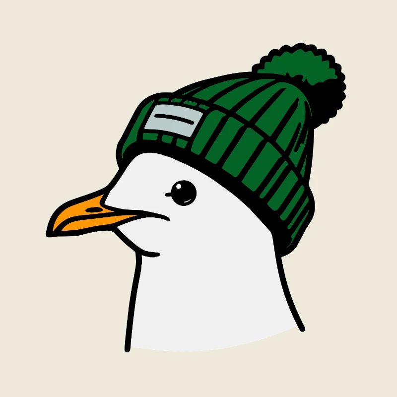 Moin Seagull Bonnet Head Baltic Sea Hamburg Vert